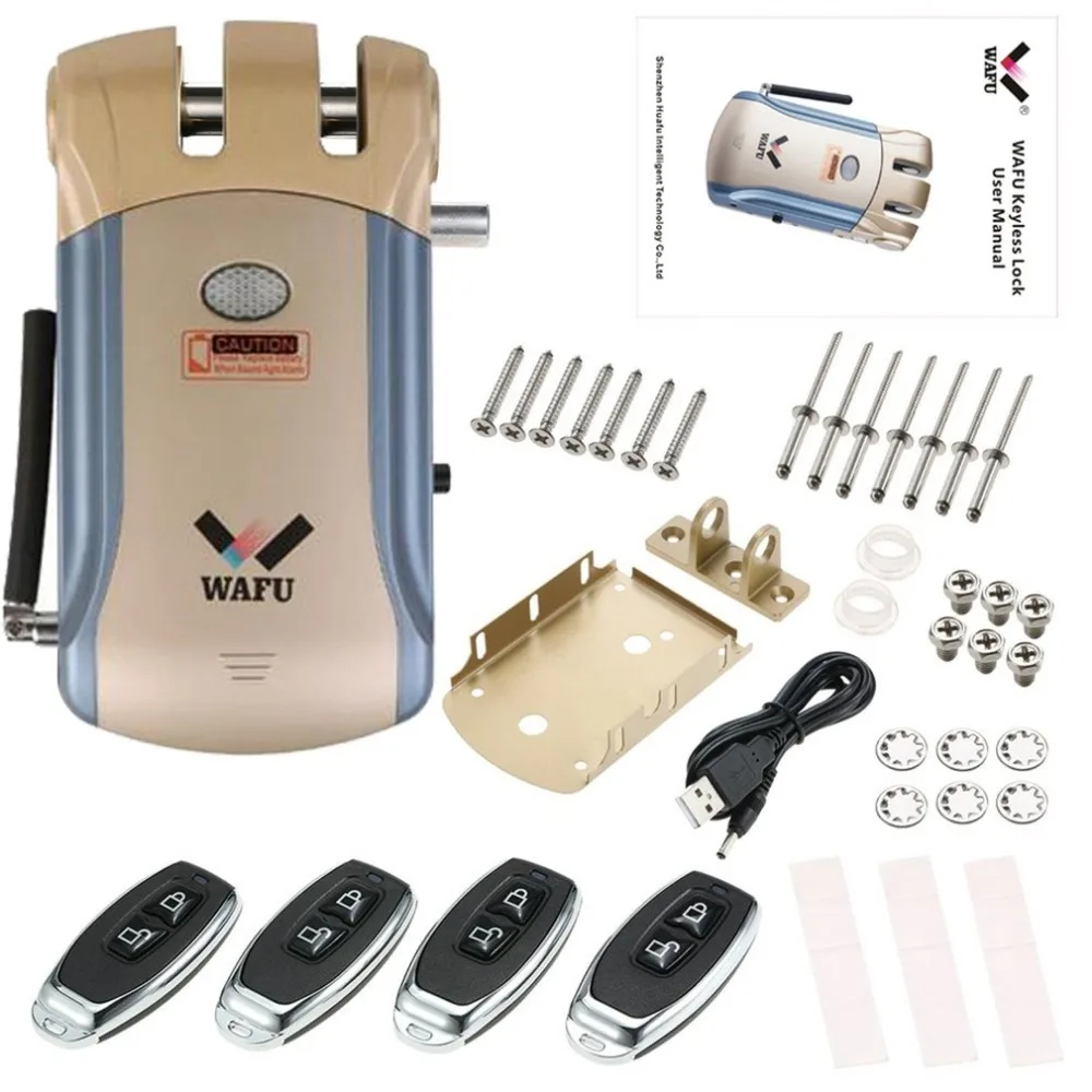 Hf 008 Wafu Smart Lock Bluetooth Enabled Fingerprint And Touchscreen Keyless Deadbolt With Built In Alarm Hot Sales huismerk kopen in de aanbieding Hf 008 Wafu Smart Lock Bluetooth Enabled Fingerprint And Touchscreen Keyless Deadbolt With Built In Alarm Hot Sales huismerk kopen in de aanbieding