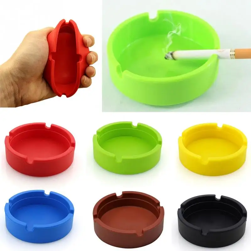 Buy Ashtray Silicone Cigarette Smoking Bedroom Smoke