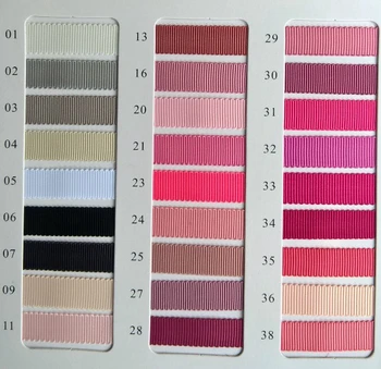 

3 6 9 12 15 20 25 30 40 50 65 75mm Polyester Petersham Ribbon for Garment Bag Shoe Hat Hair Gift 231 Colors 1 piece pick 1 color