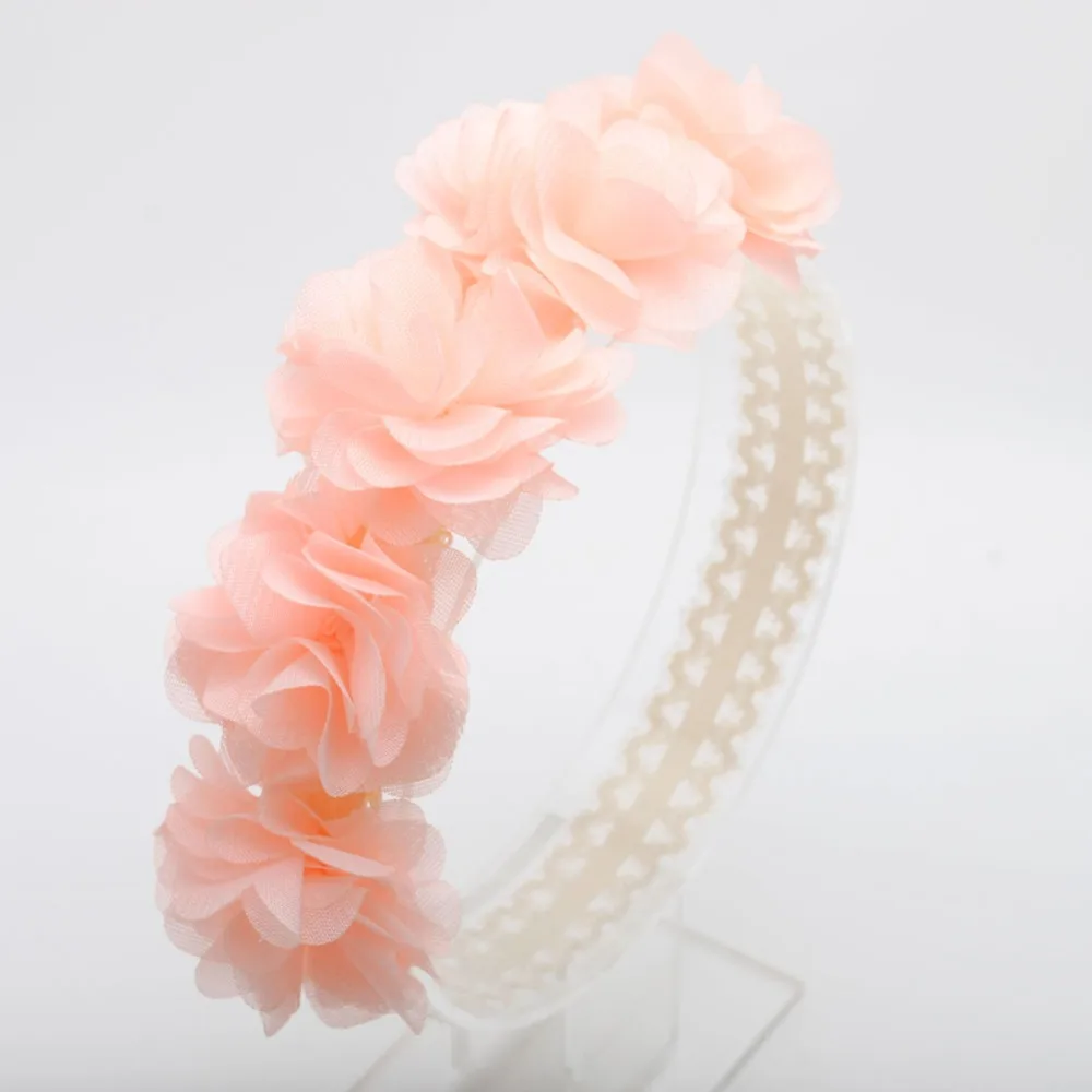 

New Girls Flower Headbands Newborn Photograph Children's Cute Hair Accessories Girls Elastic Hairbands Gift Headwear