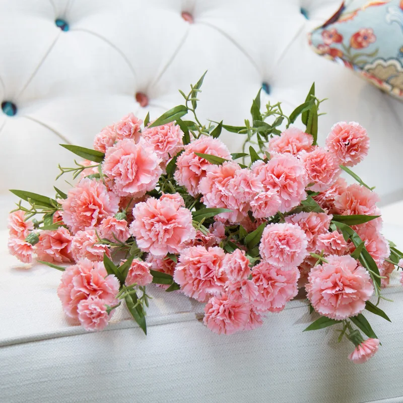 3PCS per Pack Home Decoration Artificial Carnation Flower Wedding