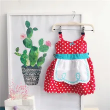 EnkeliBB платья принцессы для маленьких девочек детские нарядные платья, летние вечерние платья-пачки в красный и черный горошек для маленьких девочек