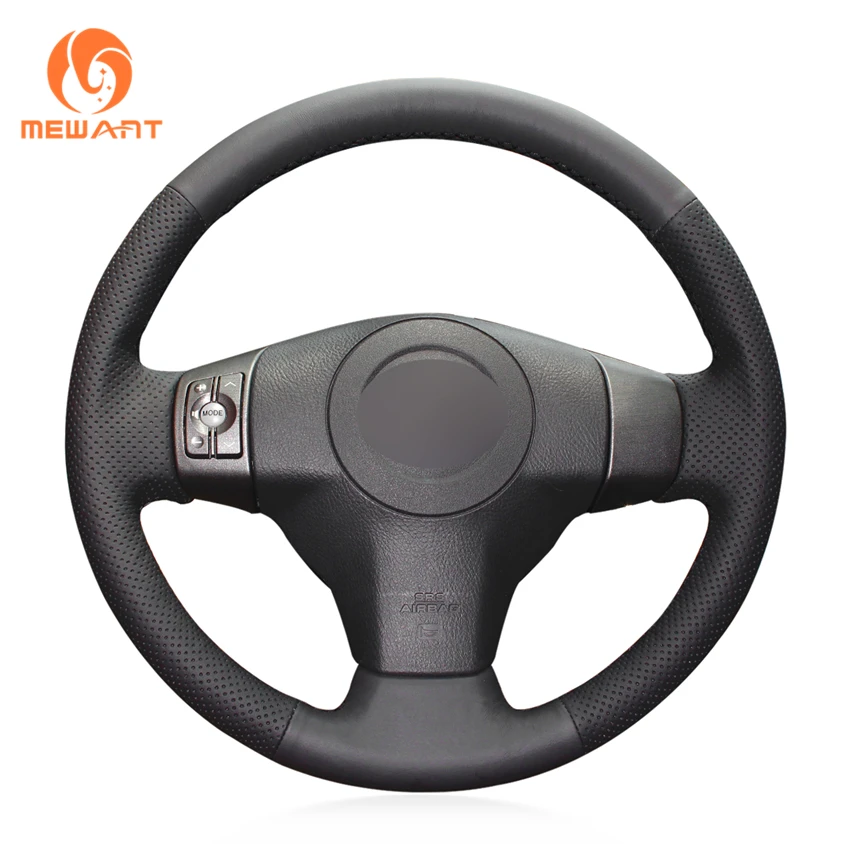 Buy MEWANT Black Artificial Leather Car Steering Wheel
