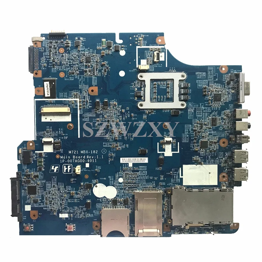 Для SONY VGN-NR серии M721 MBX-182 Материнская плата ноутбука A1418702B 1P-007AG00-6011 DDR2 G45 протестированы