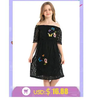 Камуфляжное платье для девочек-подростков в европейском стиле, летнее платье с короткими рукавами модная детская одежда настоящая фотография для детей 6, 8, 10, 12, 14 лет