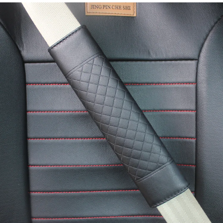 Camaro Seatbelt Harness Pad Black with Silver