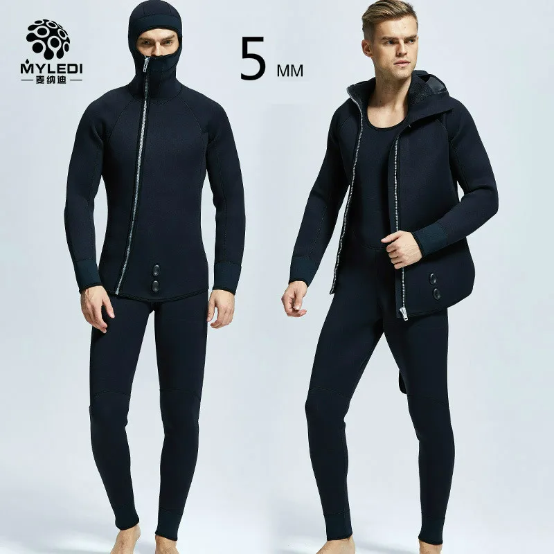 New 5MM two pieces of submersible diving suit | Спорт и развлечения