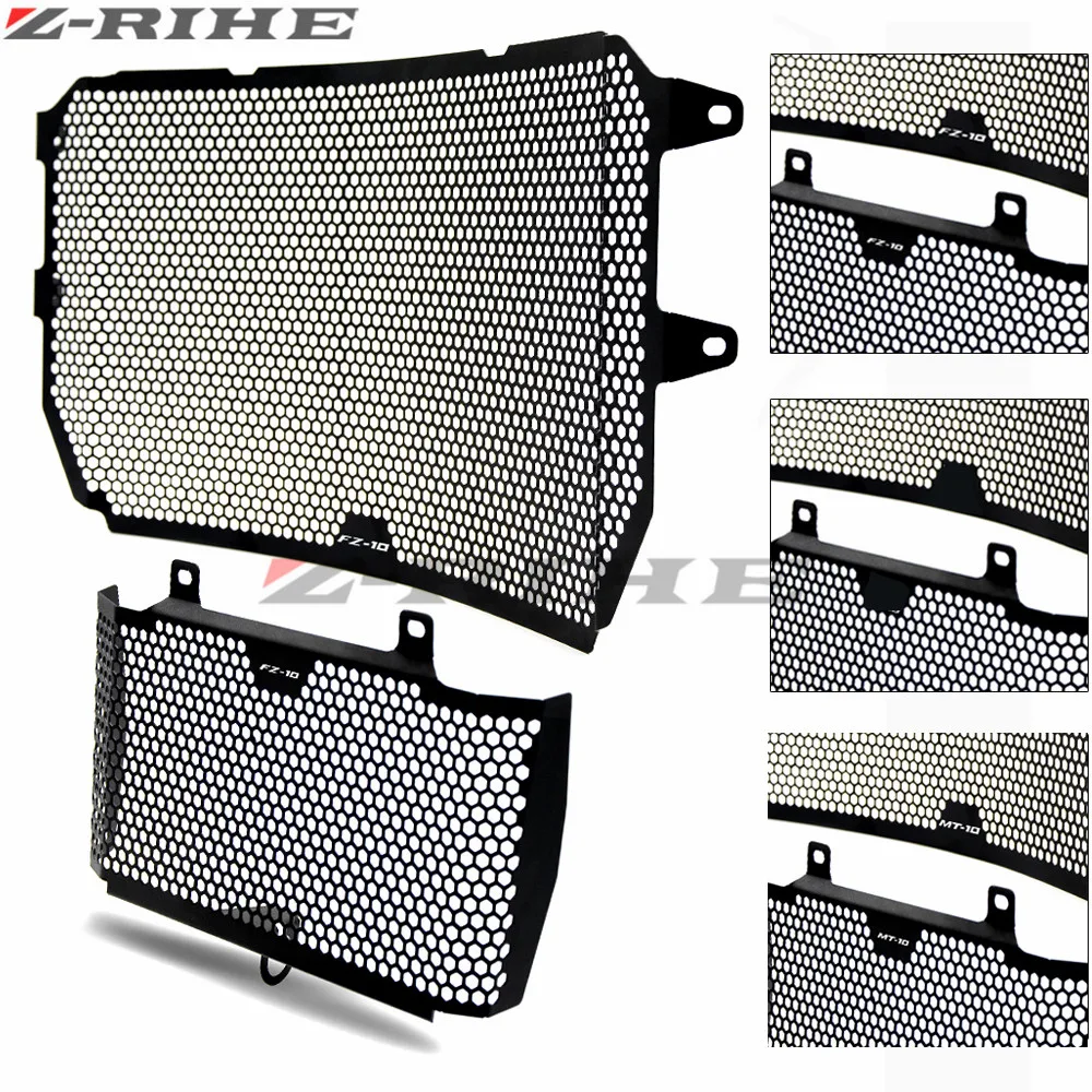 Motorcycle Radiator Guard Protector Grille Grill Cover Stainless Steel