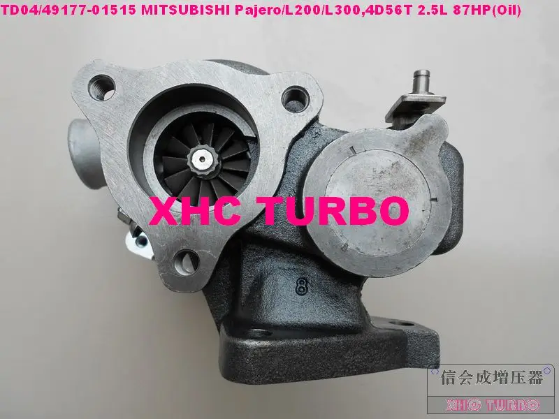 TD04 49177-01510 Турбокомпрессор Для MITSUBISHI L200 Pajero Shougun Delica, 4D56 2.5L 87HP 3 отверстия(масло