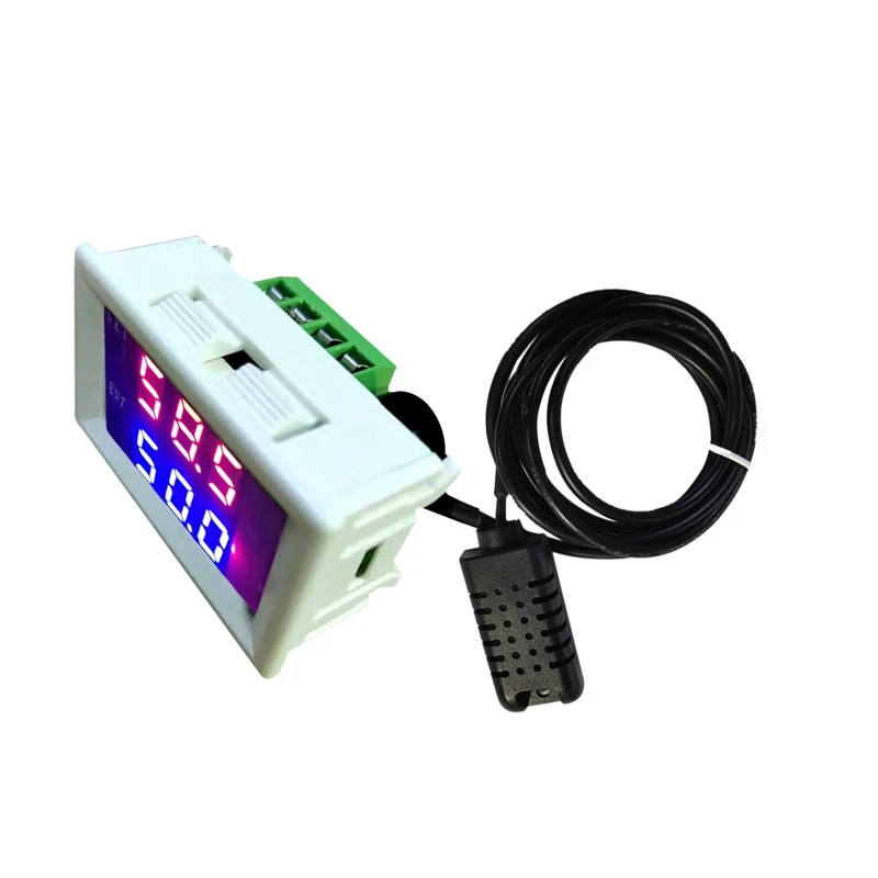 

2026C Digital Hygrometer Humidity Meter Real Time Led Display Hygrometer 1%-99%Rh Adjustable Humidity Controller