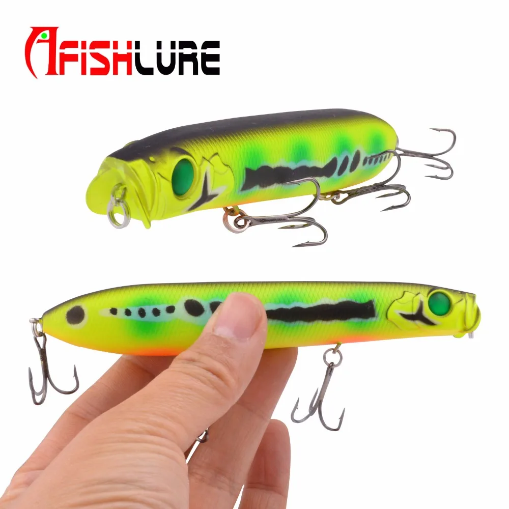 Популярная приманка 25 г 125 мм рыболовная карандаш Topwater Popper искусственная Leurre Souple Z