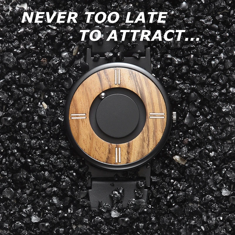 EUTOUR 2019 Man Watch Fashion Magnetic Ball Show Watches Silicone Strap Mens Watch Quartz Wristwatches reloj hombre (1)