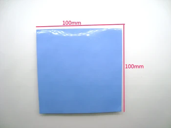 

FreeShipping 1pcs 100*100mm 6W Thermal Pads Silicone Cooling For GPU CPU IC Industry etc Repairing Mobile Laptop Computer
