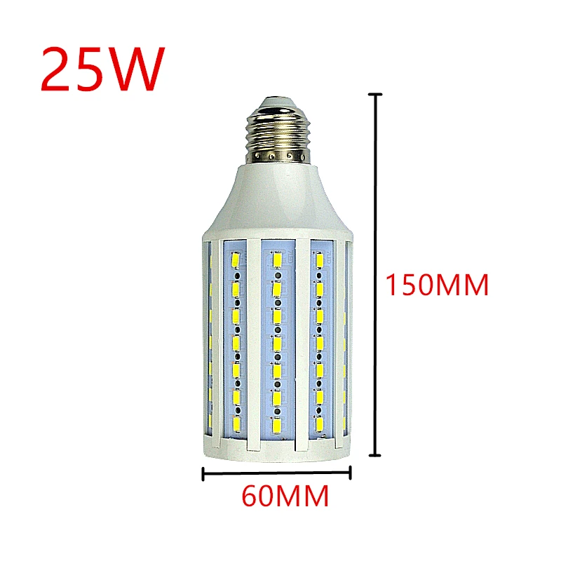 SMD5730 25, 30 Вт, 40 Вт, 50 Вт, 60 Вт, 80 Вт, 100 Вт светильник лампочка B22 E26 E27 E14 E39 E40 светодиодный светильник светодиодный лампы 85-265 V/AC Светодиодная лампа-Кукуруза Светильник лампочка