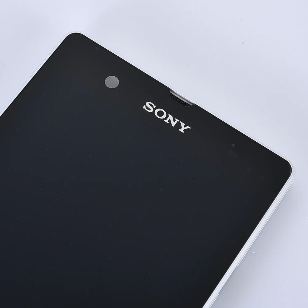 Дешево 5 Оригинальный дисплей для SONY Xperia Z lcd сенсорный экран с рамкой для SONY Xperia Z дисплей Замена L36H C6603 C6602 C6606