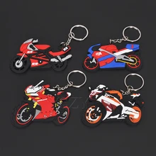 Мода модель мотоцикла брелок держатель резиновый брелок для Yamaha Honda CBR 93 RR гоночный Стайлинг