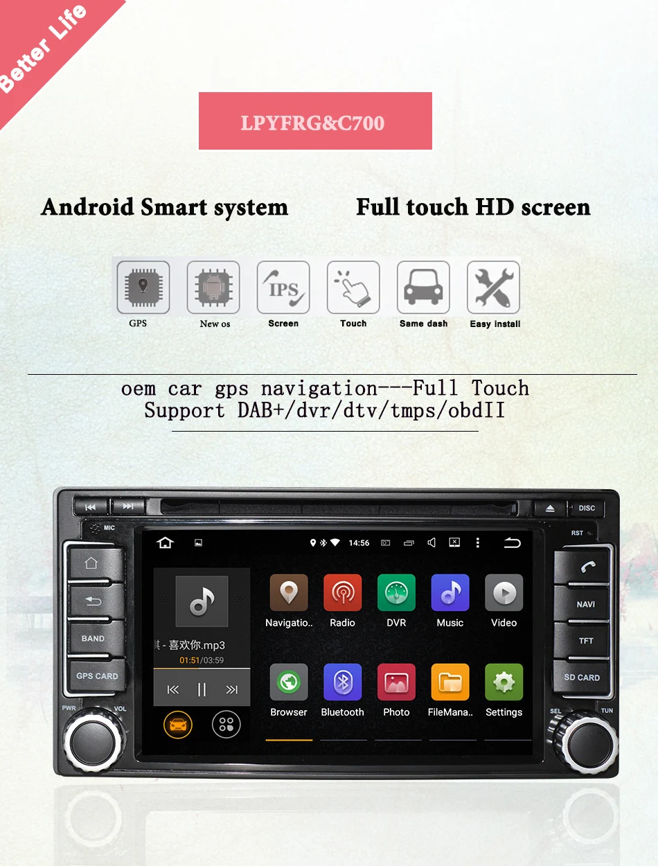 Excellent Octa Core Android 9.0 4G+64G Car Radio Stereo For Subaru Forester/Impreza 2008-2013 DVD+GPS Navigation+Mirror Link Tape recorder 2