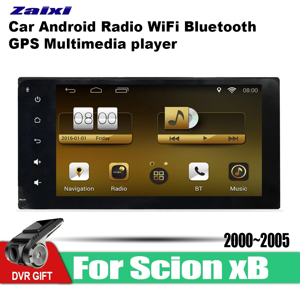

ZaiXi car gps multimedia player For Scion xB 2000~2005 car Android navigation raido video audio player stereo audio wifi
