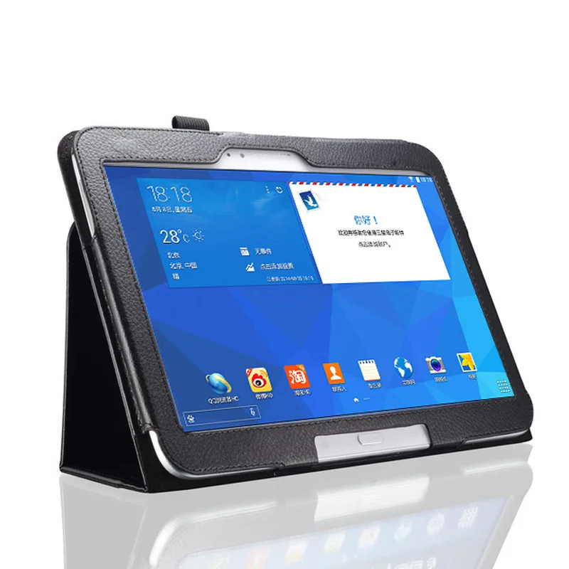 T530 T531 T535 чехол кронштейн умный противоударный для Samsung Galaxy Tab 4 10 1 &quotРетро Кожаный