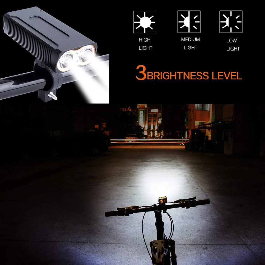 Bike Accessories Bike Light LED Bicycle Light Set USB Rechargeable Bike Lights Bike Lamp Luz Bicicleta