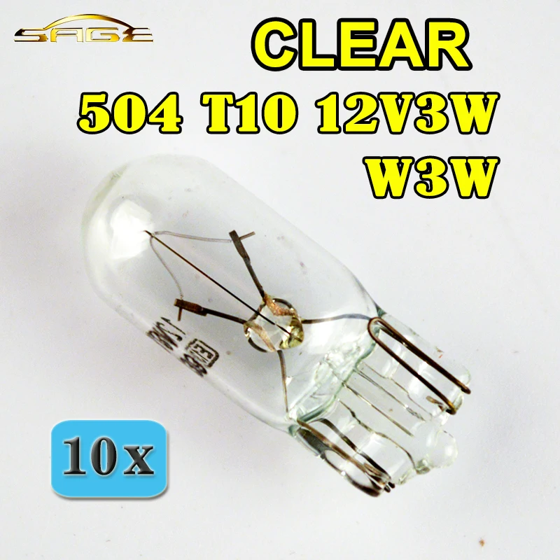 flytop 10 шт ясно 504 W3W Т10 стекла 12В 3ВТ Да2.1x9.5д монолитным Клин одиночной нити Автомобильные лампы Автомобильные лампы индикатора flytop 10 шт ясно 504 W3W Т10 стекла 12В 3ВТ Да2.1x9.5д монолитным Клин одиночной нити Автомобильные лампы Автомобильные лампы индикатора