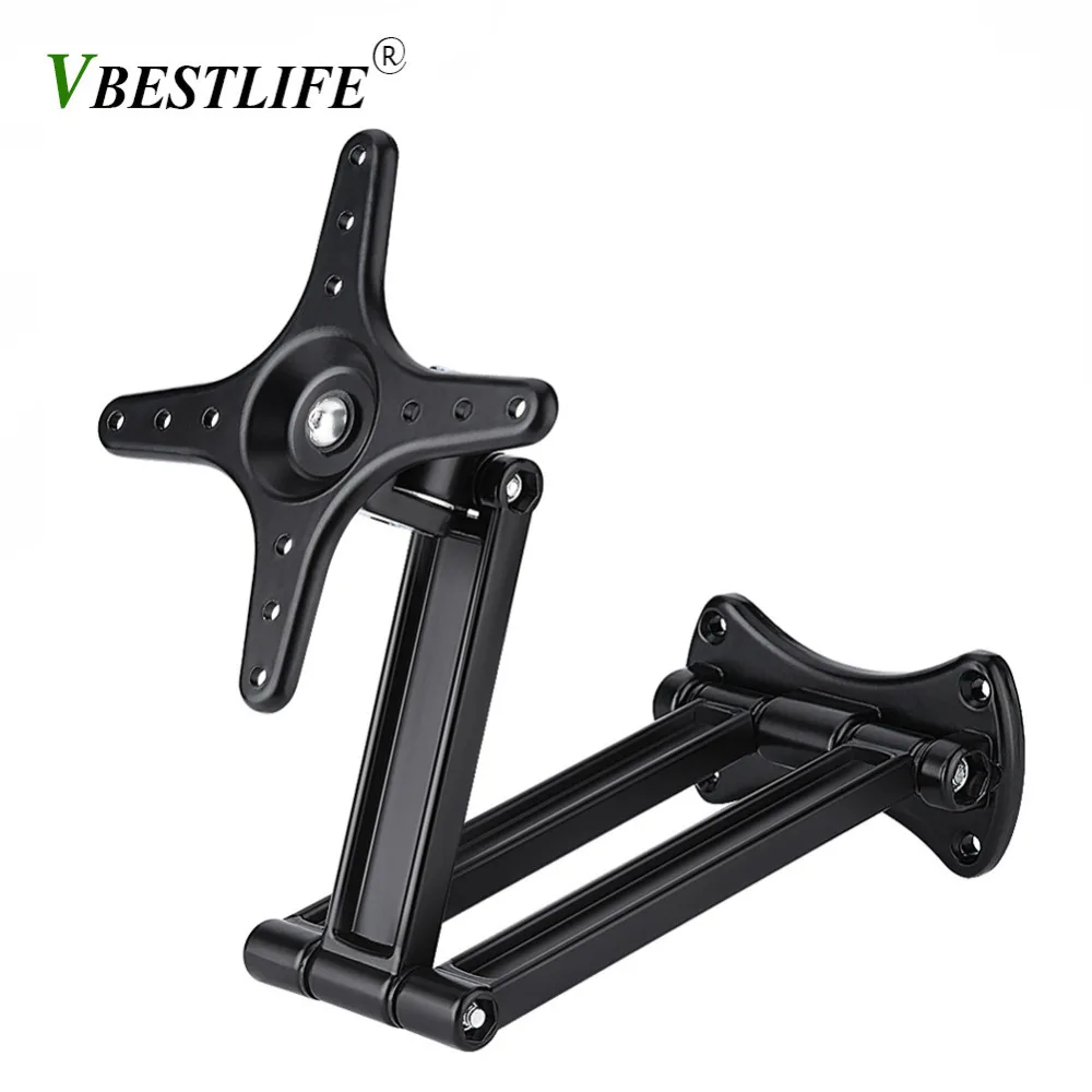 

TV Wall Mount Bracket for tv Wall Bracket Tilting Swivel Mount Stand Holder for 10-27 Inch Flat TV LED LCD Screen