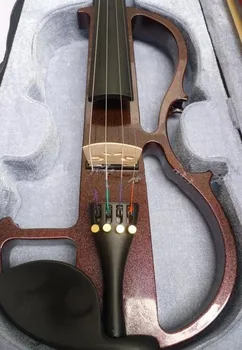 Best Violin 4/4 Electric Violin Handcraft Violino Musical Instruments Violin Wood Bow