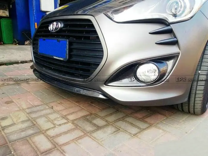 Veloster Front Bumper Center Lip Cover (Turbo)(6)_1