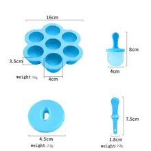 Ледяной поп-мейкер, Набор форм для Фруктового мороженого с лотком и капельным защитником-пакет в ассортименте из 7 кастрюль для Фруктового мороженого