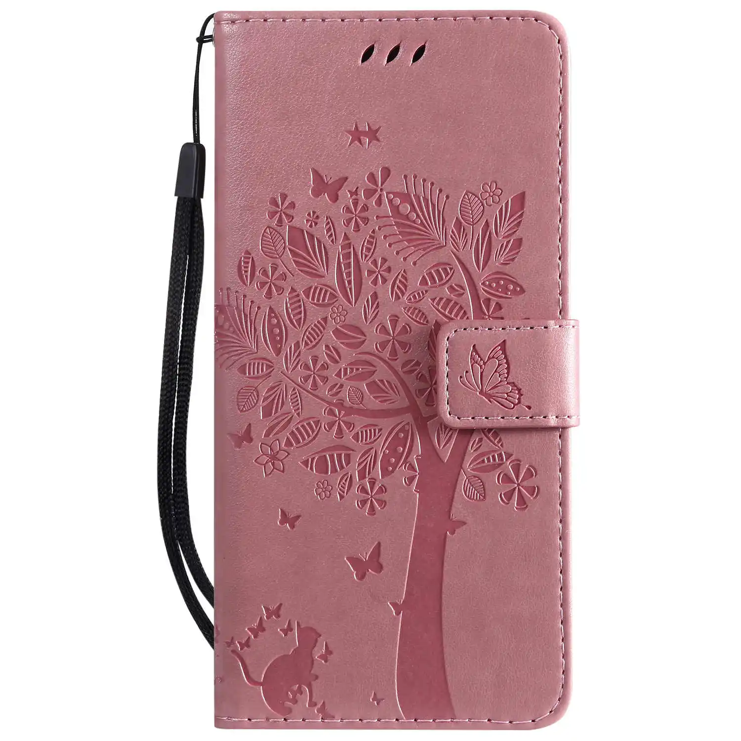 Чехол-кошелек для Xiao mi 5 5X mi 6 8 Lite Pocophone F1 Play mi x 2 для Xiao mi Red mi 3S 6 Pro Note 3 4X5 6 Pro 7 - Цвет: Pink