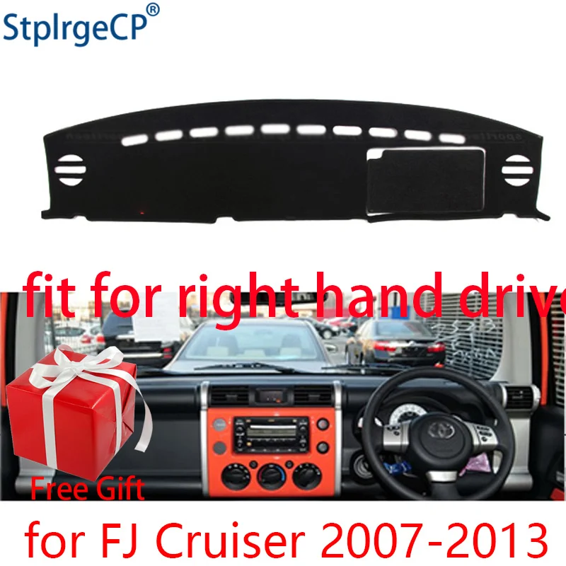Car Dashboard Cover Mat for Toyota FJ Cruiser 2007 2013 Right Hand