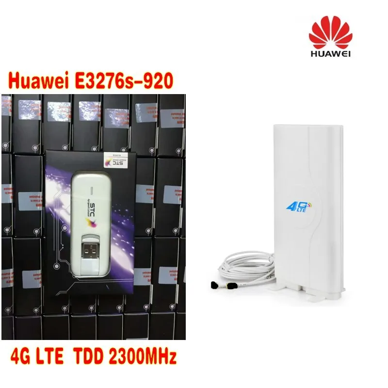 Разблокирована Huawei E3276S-920 E3276 4 г LTE модем 150 Мбит/с + 49dbi 4 г TS9 антенны