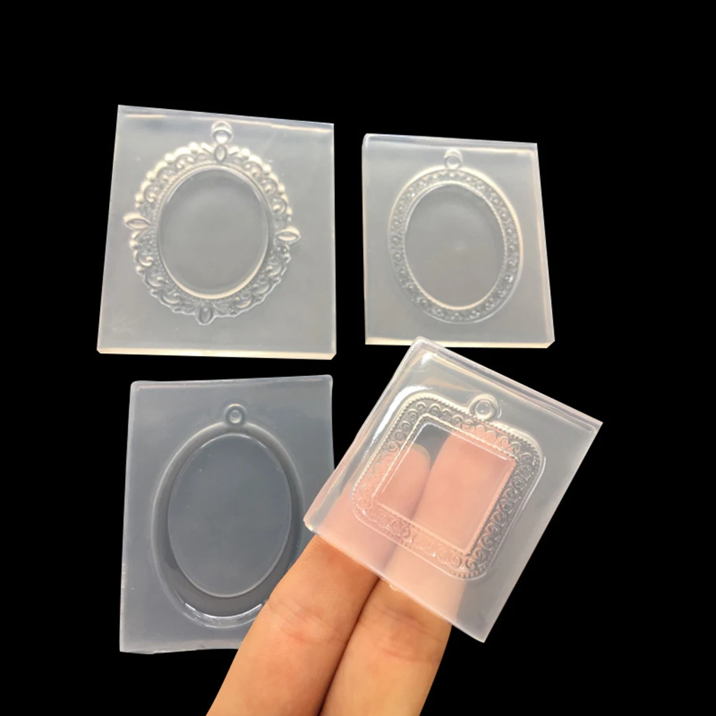 DIY Craft Tool Cabochon Silicone Mold Making Jewelry Pendant Resin Casting Mould DIY Craft Tool Cabochon Silicone Mold Making Jewelry Pendant Resin Casting Mould