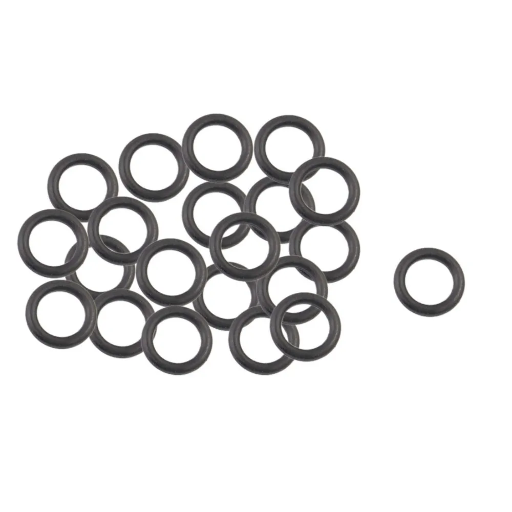 

UXCELL 50pcs 11mm Outer Diameter 8mm Inner Diameter 2mm Thickness Flexible Nitrile Butadiene Rubber O Ring Black Sealing Gaskets