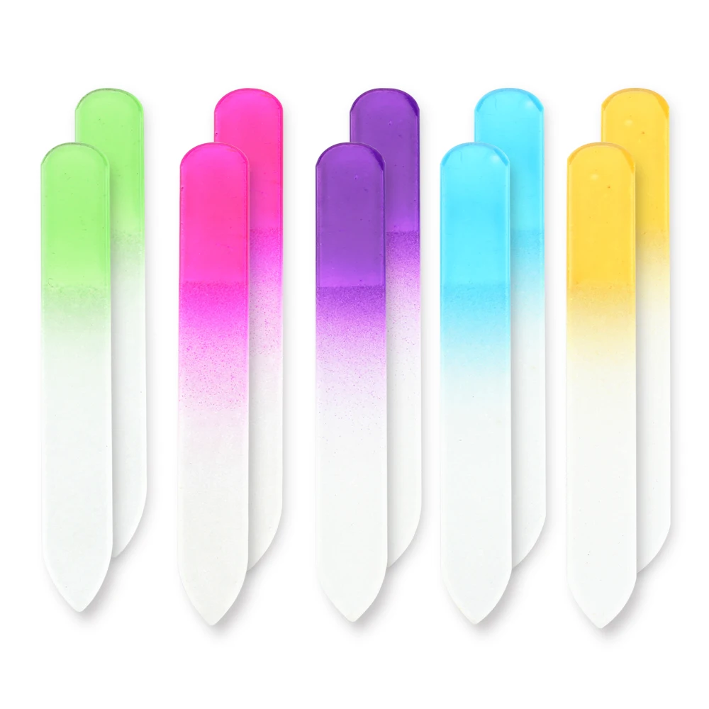 

Nail File Crystal Glass File Buffer Nail Art Buffer Files For LED UV Polish Tool 10pcs/lot Durable Nail Beauty Manicure File