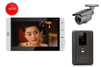 

New arrival Video Door Phone/Intercom System With 7"Touch TFT LCD Monitor+ Waterproof IR Camera + CCTV Camera