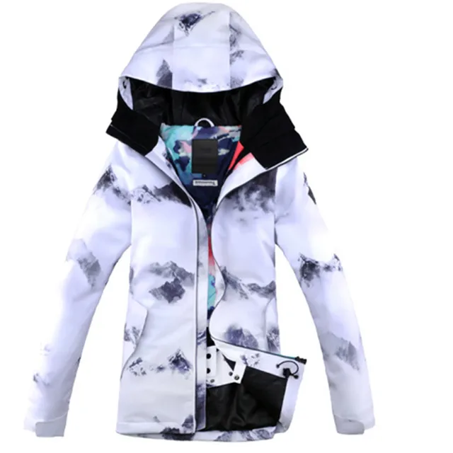 GSOU SNOW Brand New Women's Ski Jacket Female Snowboarding Jacket Waterproof Breathable Winter Thermal Jacket Coat Women