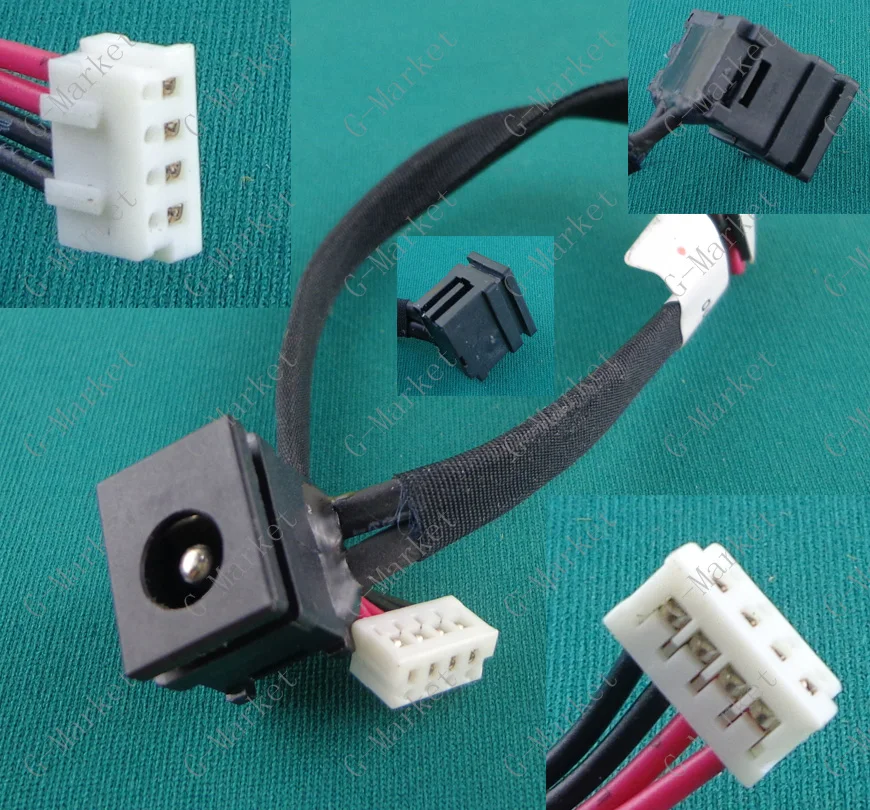 

1-30pcs/lot Laptop DC JACK with cable for Toshiba Satellite AC DC POWER JACK HARNESS CABLE PLUG IN SOCKET