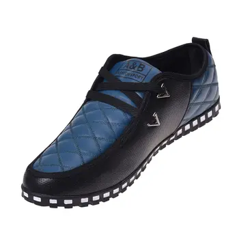 

LGFM-Fashion Men's Leather Sneakers Waterproof Casual Sports Shoes for Men (Please choose 0.5 size larger! ! !) Thermal Short