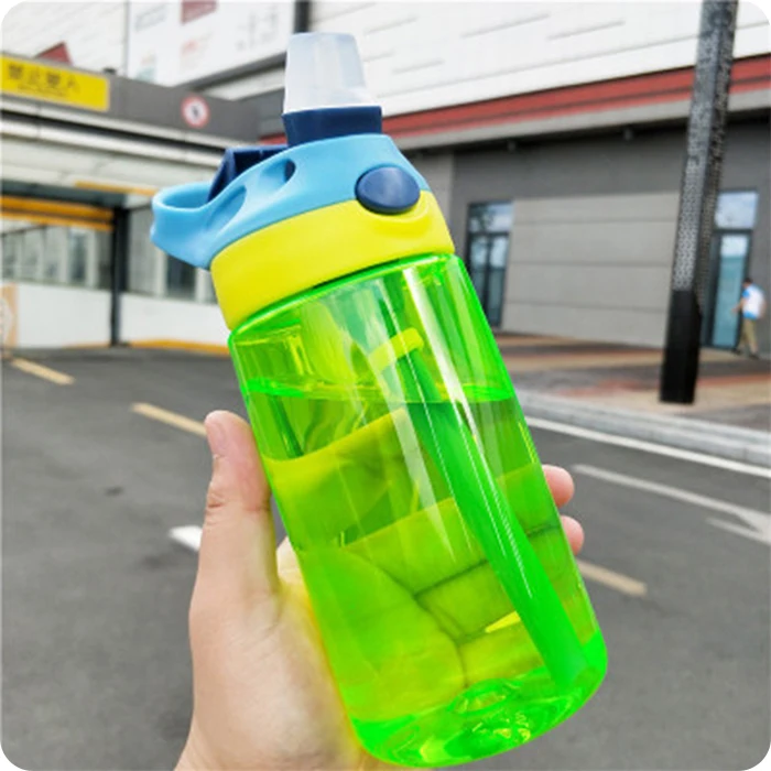 Plastic water bottle With Straw (12)