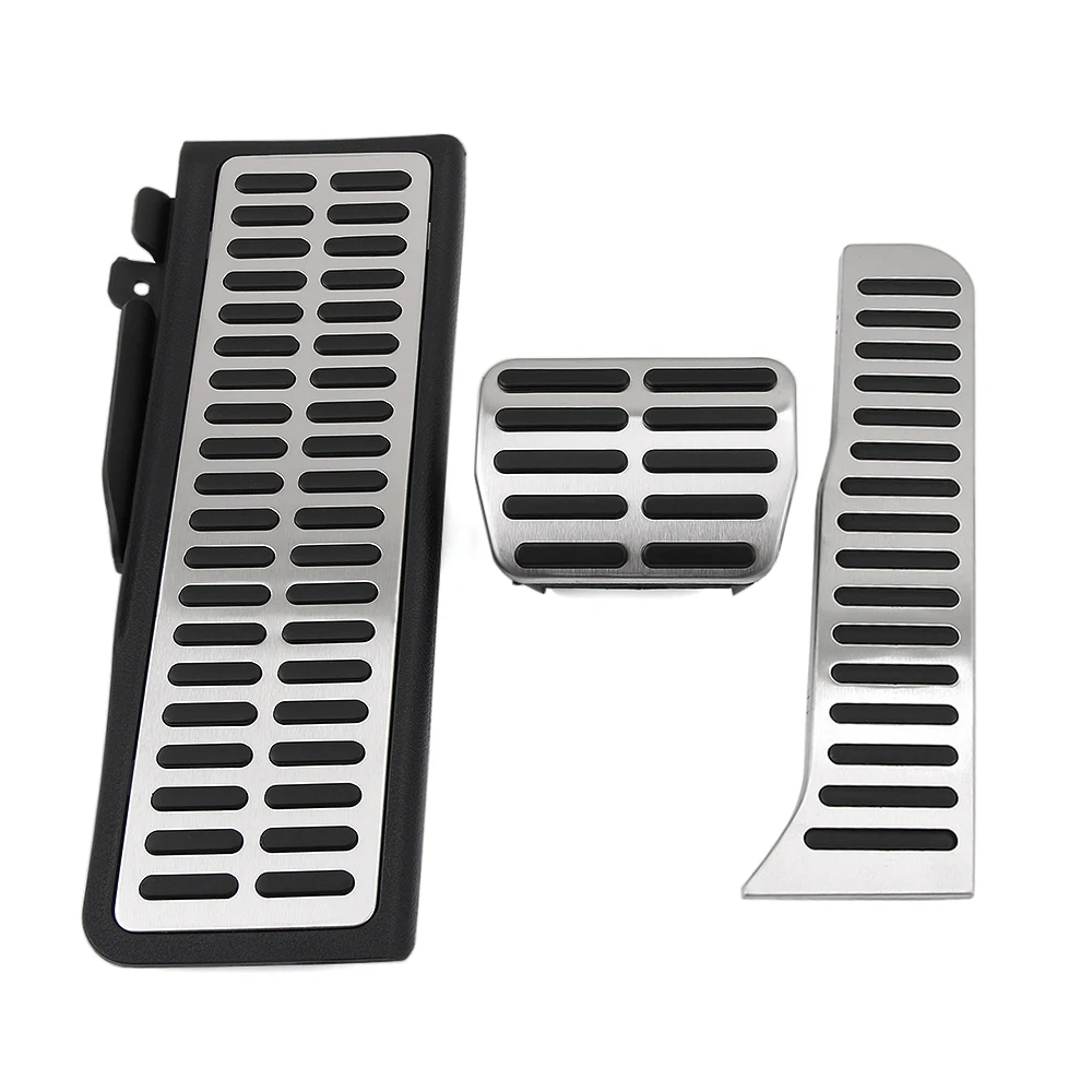 

For LHD VW Golf MK6 Jetta MK5 Scirocco Octavia Stainless Steel Automatic DSG AT Footrest+Brake+Gas Pedal Original Package