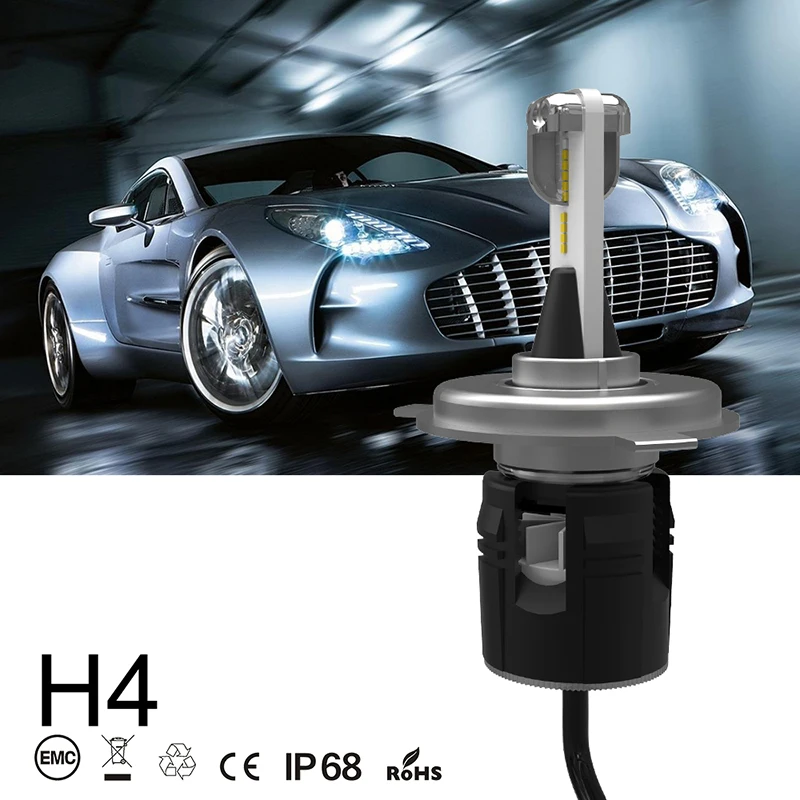 Автомобисветильник фара Xenplus H4 LED H7 H11 H1 H3 HB4 9007 9005 9006 мини Фара 48 Вт лм Сеул Y19