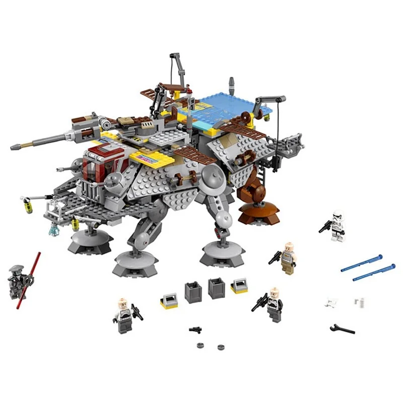 

05032 LEPIN 1022Pcs Star Wars Captain Rex's AT-TE Model Building Blocks Enlighten Figure Toys For Children Compatible Legoe