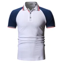 Мужская рубашка поло, высокое качество, хлопок, реглан, рукава, большой размер, S-XXXL, дизайн, многоцветный, летняя, повседневная, с коротким рукавом, рубашка поло