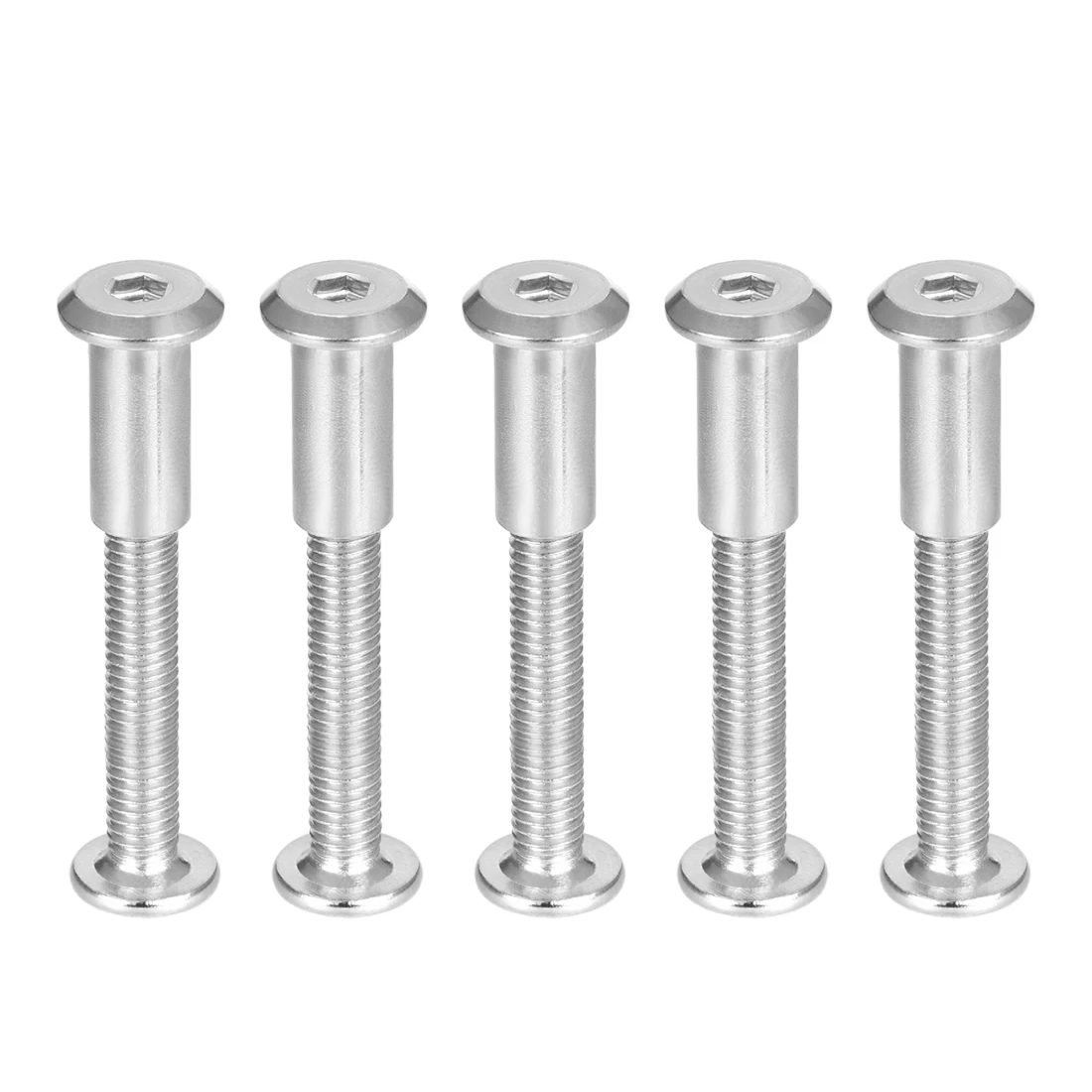 Pack of 30 uxcell a16110800ux0626 M6x15mm Flat Hex Socket Head Hexagon Furniture Bolts Connector Fastener Pack of 30 uxcell a16110800ux0626 M6x15mm Flat Hex Socket Head Hexagon Furniture Bolts Connector Fastener