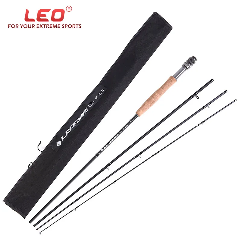 

4/5 5/6 6/7 7/8 Fly Fishing Rod Carbon Fiber 4 Section Tackle Spinning Fishing Rod Aluminium Handle 2.7m Ocean Lure Fishing Rod