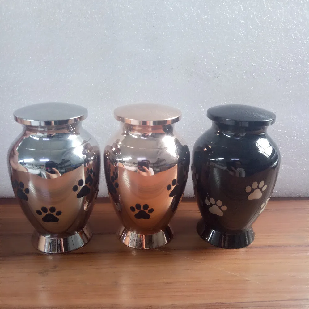 Bronze Cat In Basket Cremation Urn
