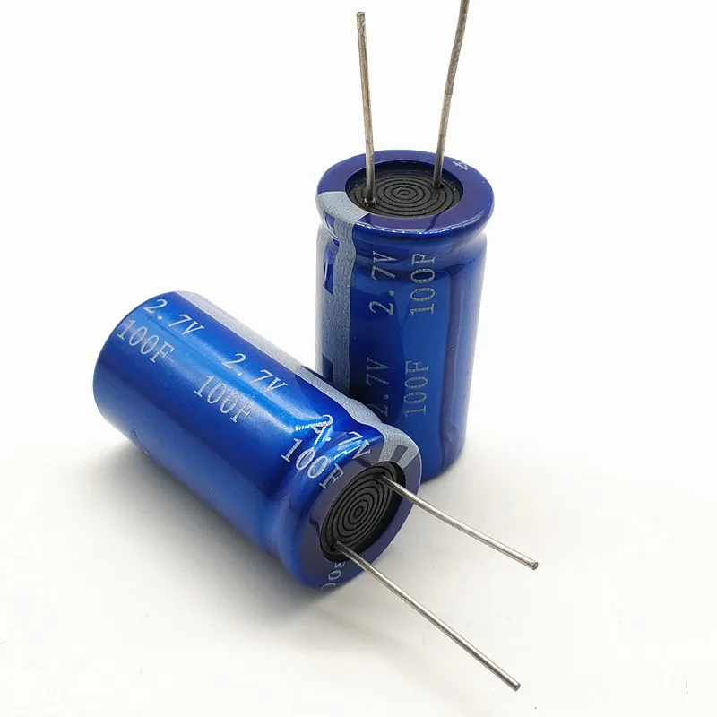 1 шт. 2 7 V 100F высокий ток игрушка Питание 2.7V100F HP-2R7-J107UY LL постоянной ёмкости