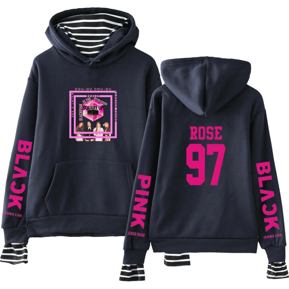 blackpink rose hoodie