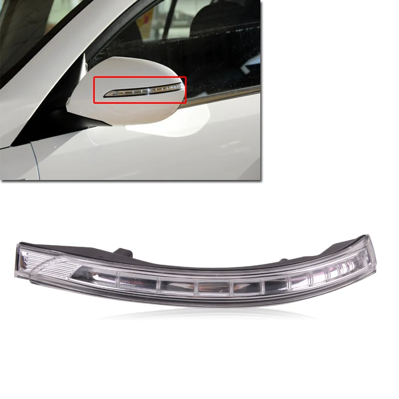 

CAPQX Rear view Rearview Mirror LED Turn Signal Lamp light blink For Sportage 2011 2012 2013 2014 87614 4T000 87624 4T000